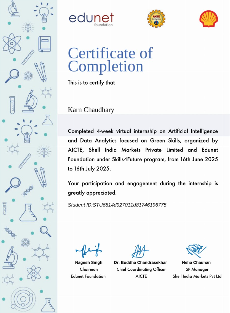 AI Analytics Certificate